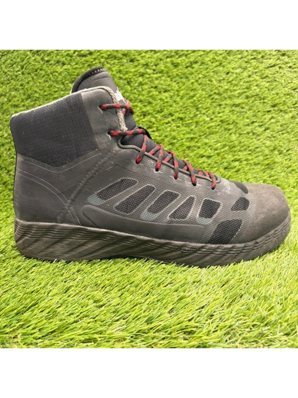 SlipGrips Electrical Hazard Mens Size 13E Black Alloy Toe Safety Work Shoes
